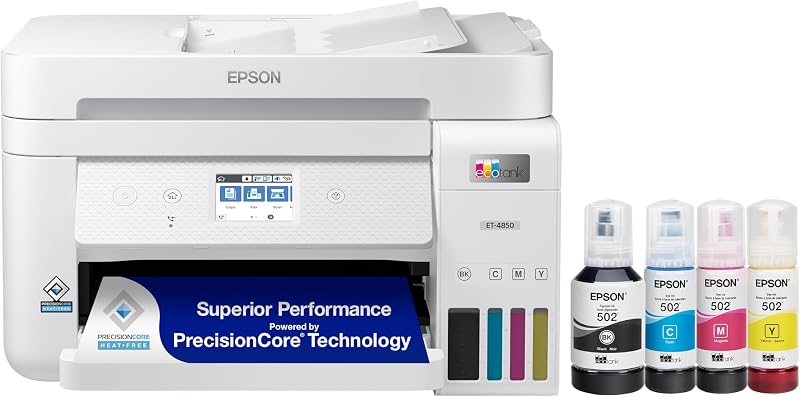 Epson EcoTank ET-4850 product view