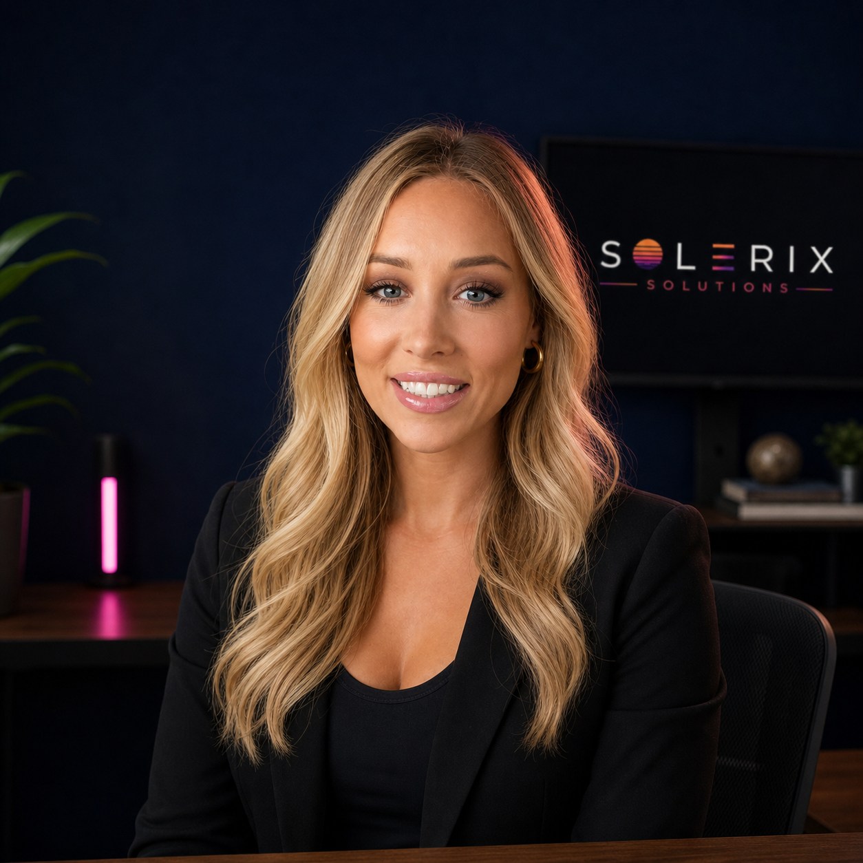 Lindsey F., founder and CEO of Solerix Solutions